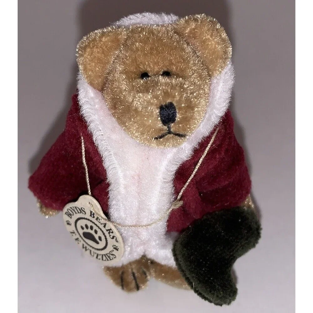 Boyds Bears Santa Wuzzie 3 Inches Christmas 